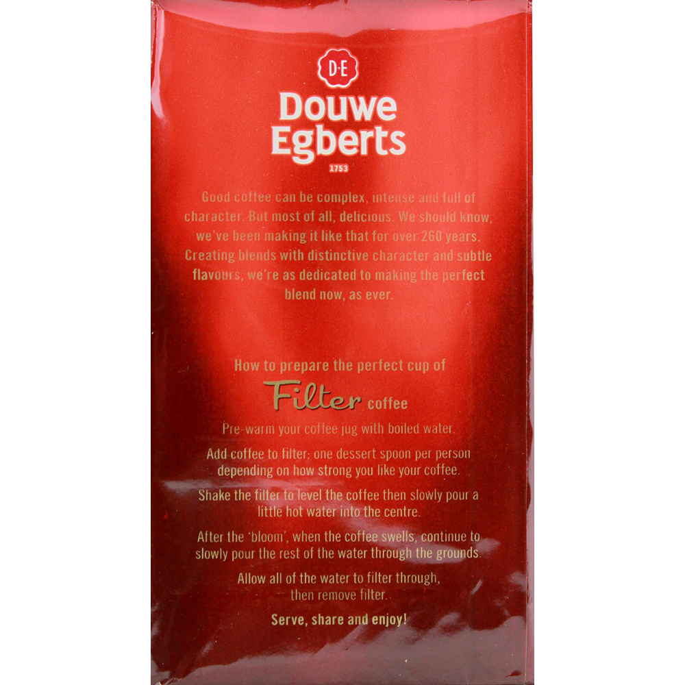 Douwe Egberts Douwe Egberts Filter Blend Ground Coffee Medium Roast