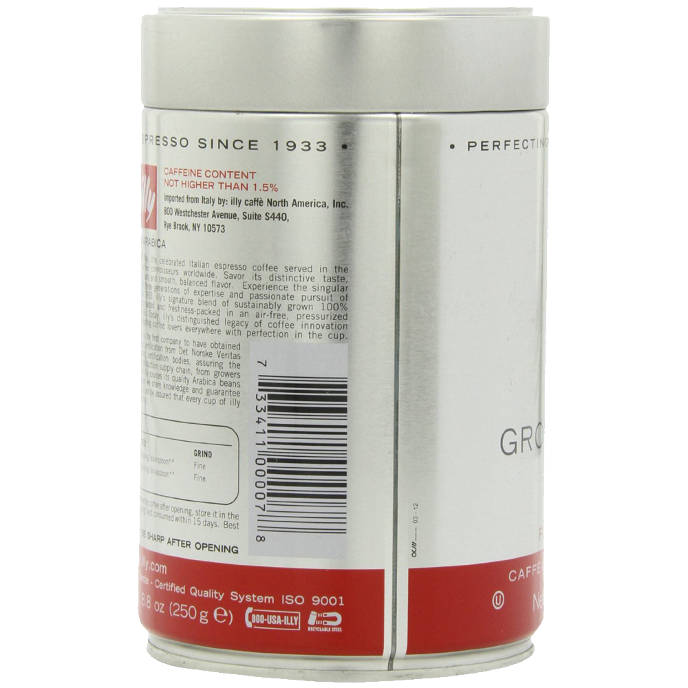 illy Caffe (Medium Roast Ground coffee Red Band)