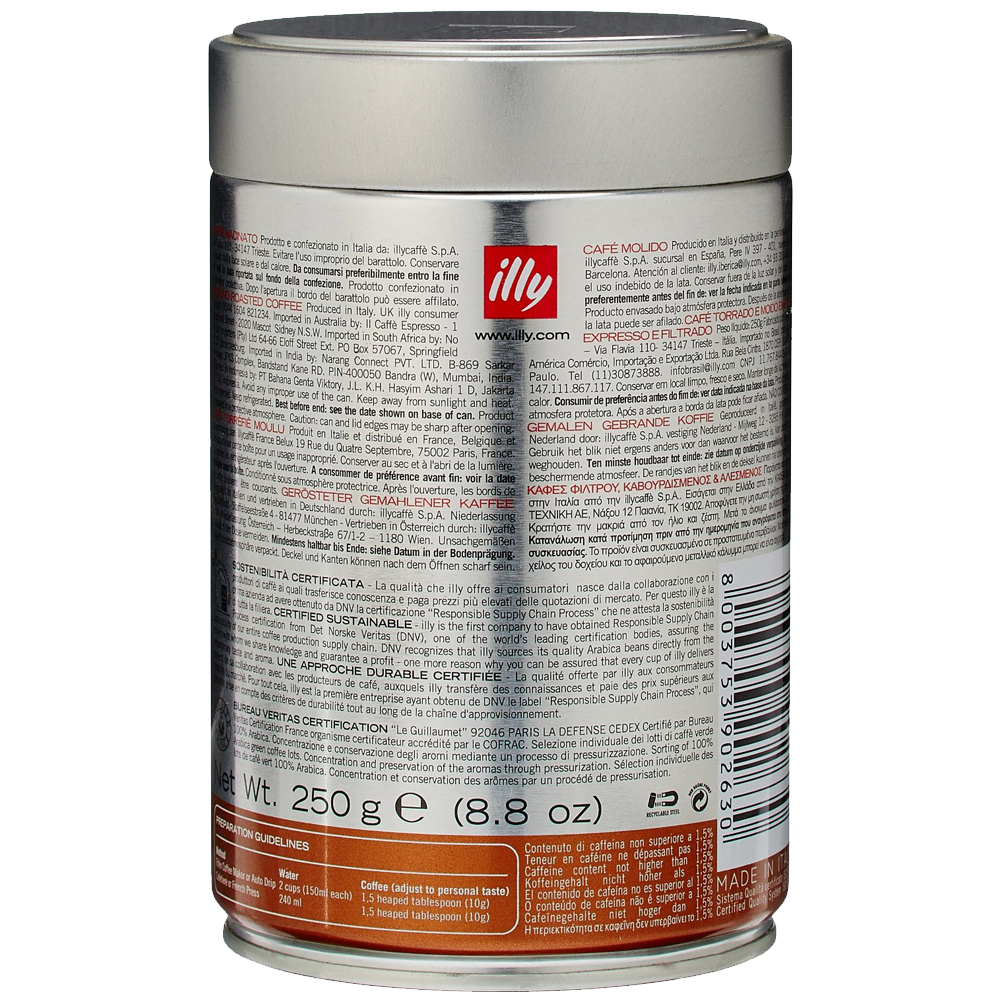 illy Ground Coffee Drip Grind