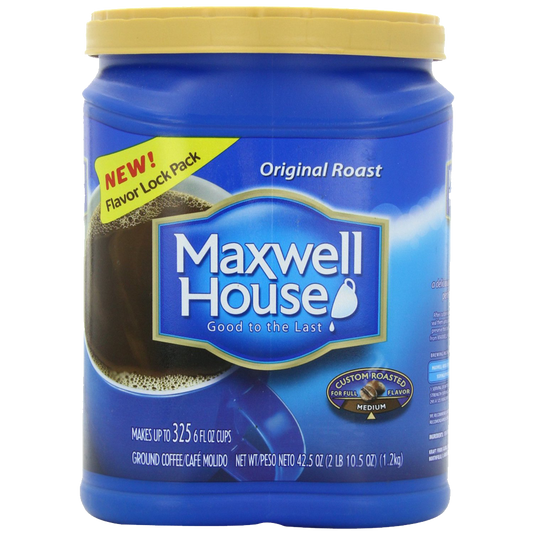 Maxwell House Original Roast Ground Coffee Value Container