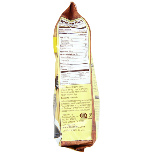 Teeccino Herbal Coffee Mediterranean Java Caffeine Free