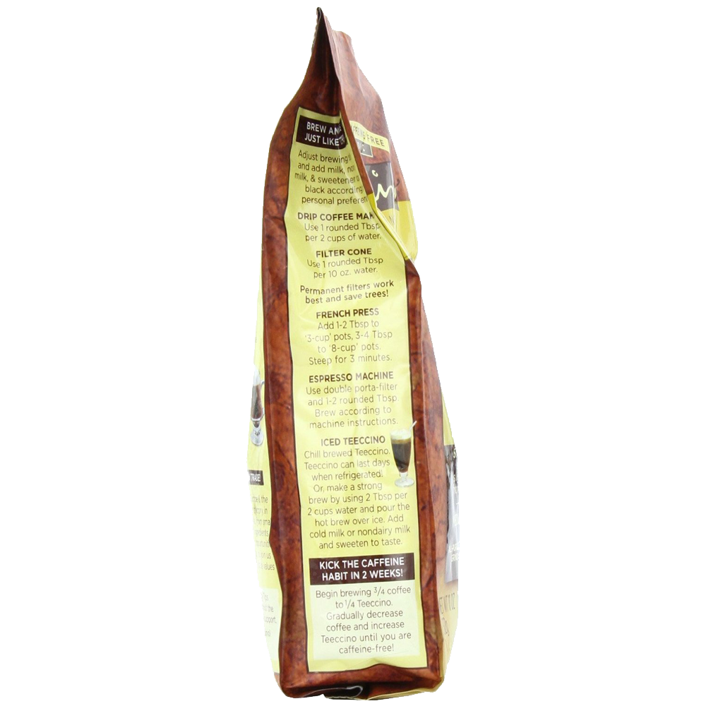 Teeccino Herbal Coffee Mediterranean Java Caffeine Free