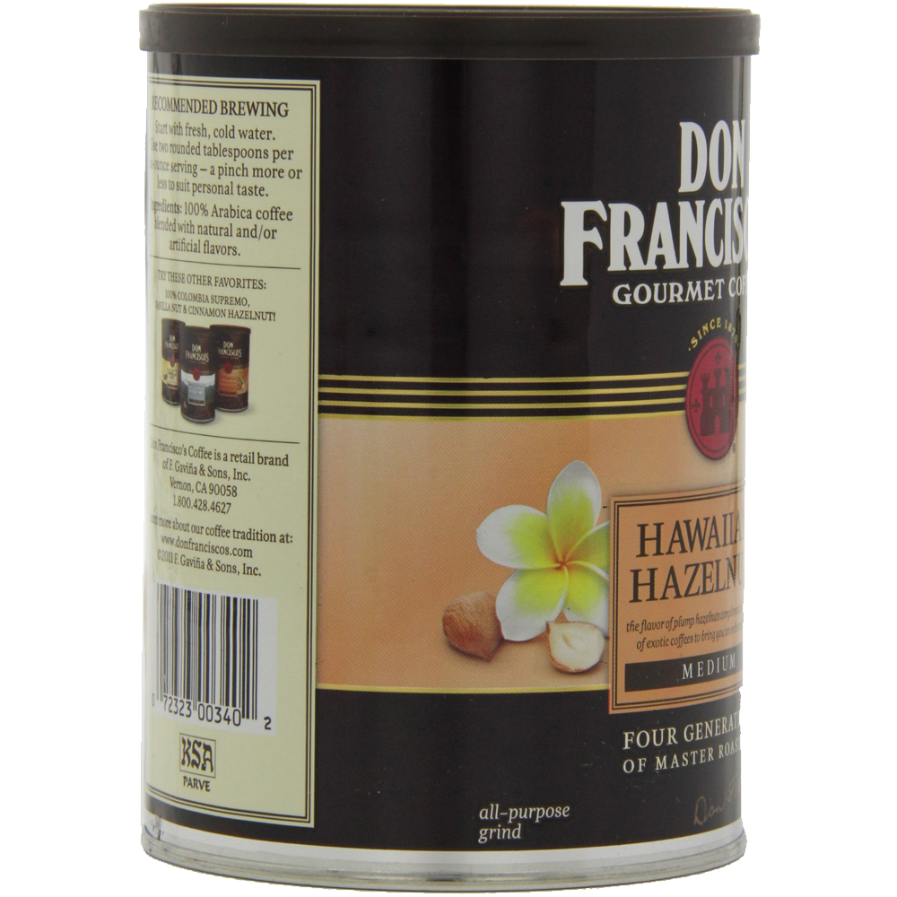 Don Francisco Hawaiian Hazelnut Coffee