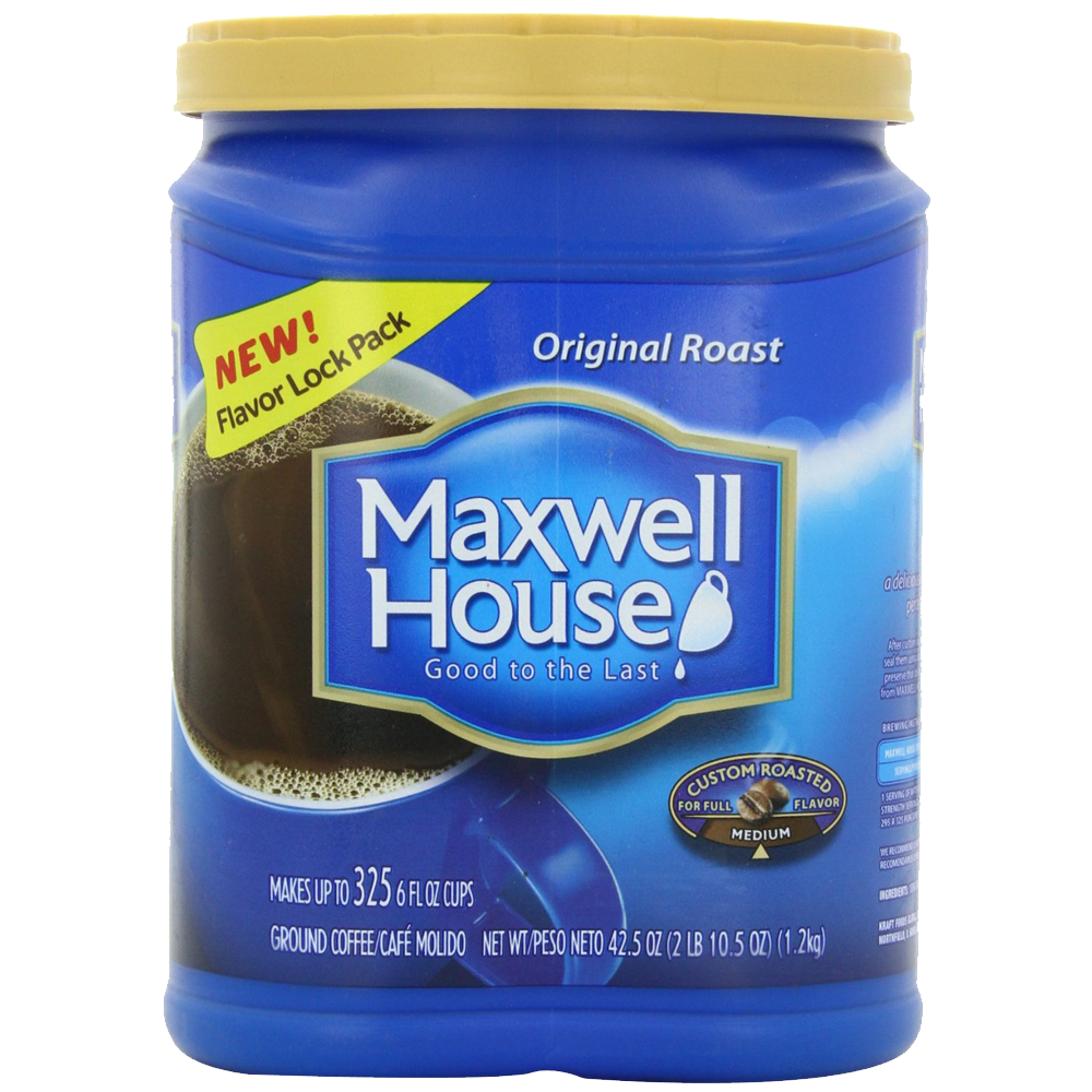 Maxwell House Original Roast Ground Coffee Value Container