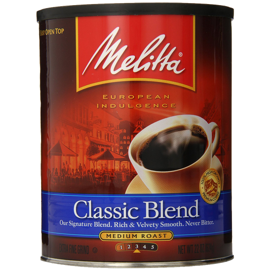 Melitta Coffee Classic Blend Ground Medium Roast
